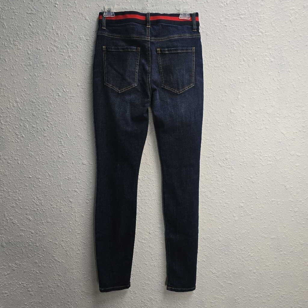 Button Fly Skinny Jeans