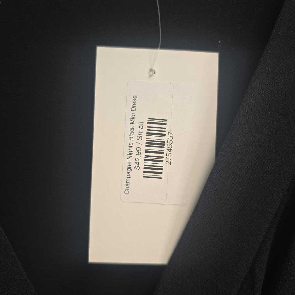 Champagne Nights Midi Dress-New w/ Tags