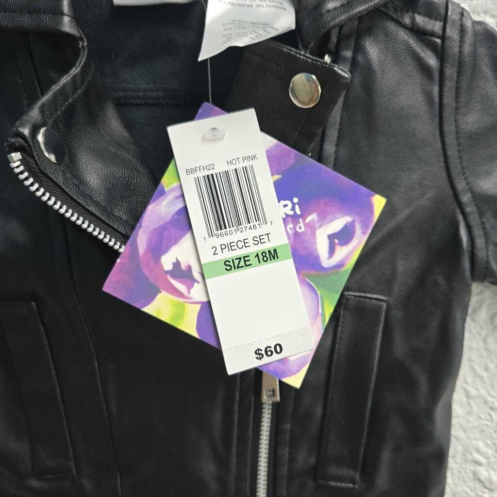 Faux Leather Jacket-New w/ Tags