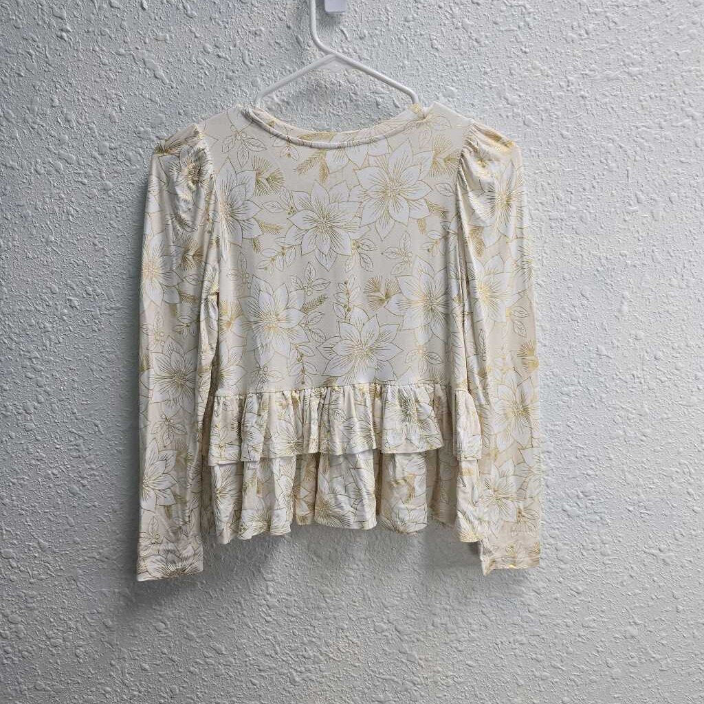 Floral Ruffle Shirt