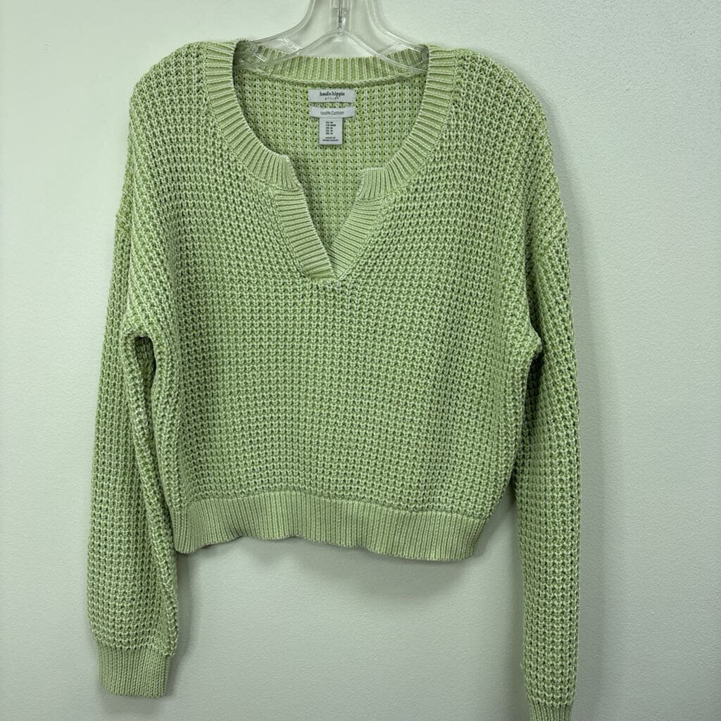 100% Cotton Cropped Sweater