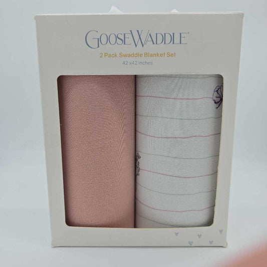 Goose Waddle - 2 Pack Swaddle Blanket Set - NWT