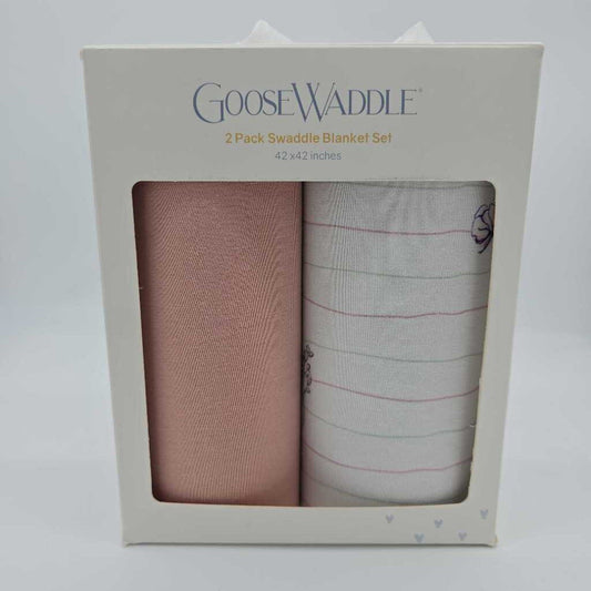 Goose Waddle - 2 Pack Swaddle Blanket Set - NWT