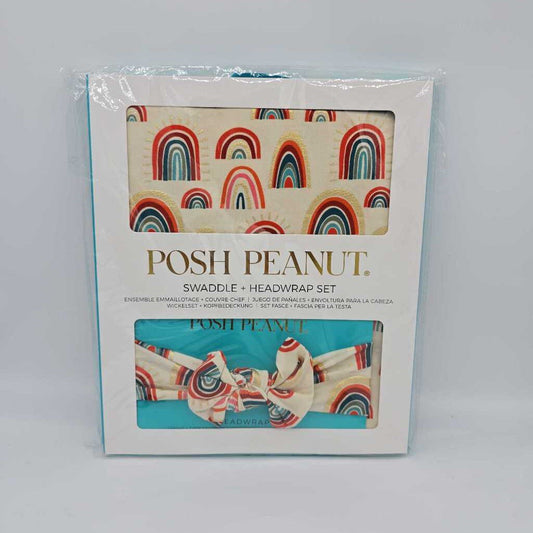 Posh Peanut - Swaddle + Headwrap Set - NWT