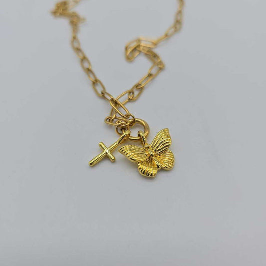 Gold Charm Necklace