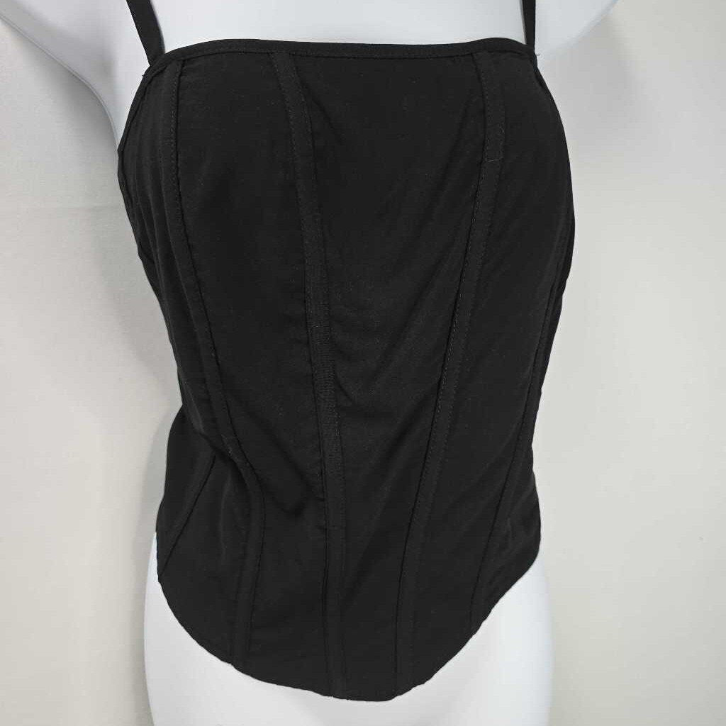 corset crop top - NWT