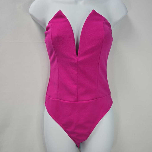 deep vneck bodysuit - NWT