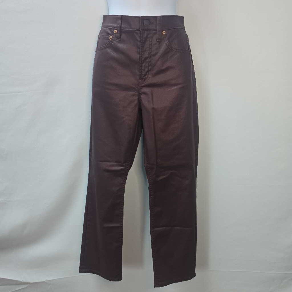 faux leather pants - NWT