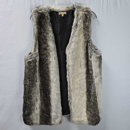 faux fur vest