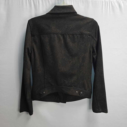 Snake Print Moto Jacket