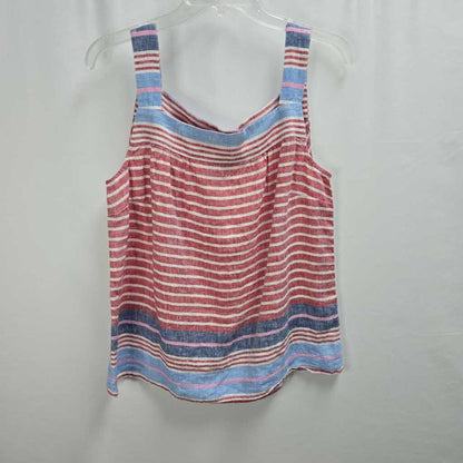 Striped Linen Tank-New w/ Tags