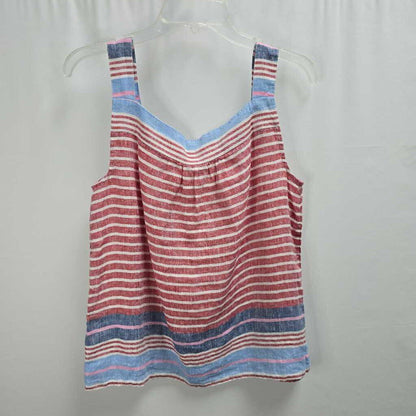 Striped Linen Tank-New w/ Tags