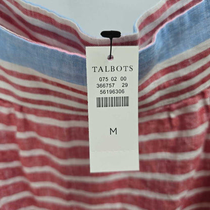 Striped Linen Tank-New w/ Tags