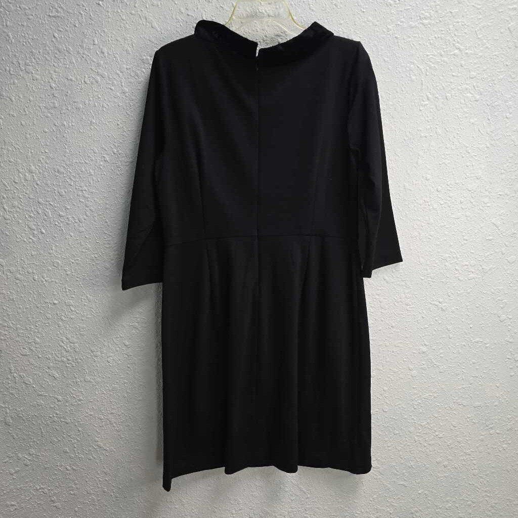 Velvet Neck Dress-New w/ Tags
