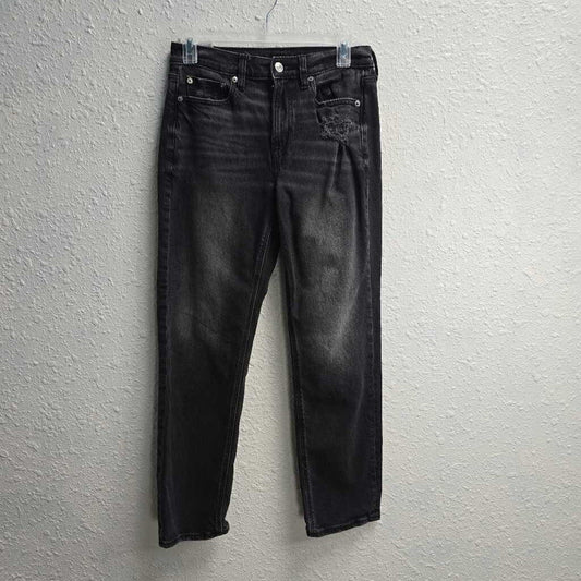 Super High Rise Ankle Straight Jeans