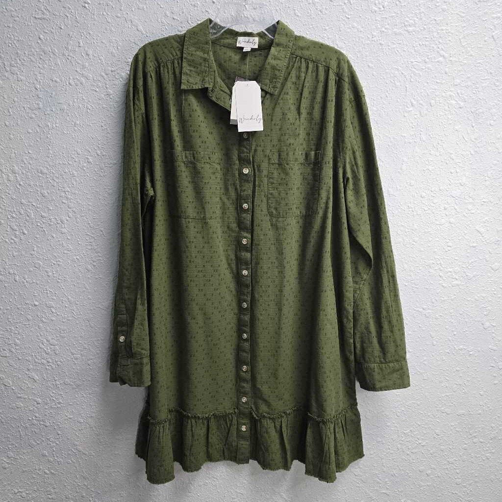 Button Down Dress-New w/ Tags