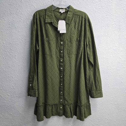 Button Down Dress-New w/ Tags