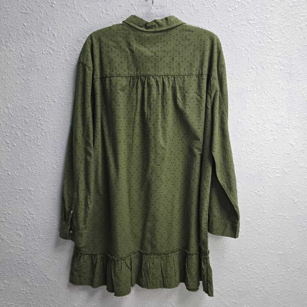 Button Down Dress-New w/ Tags