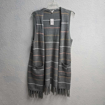 Striped Sweater Vest-New w/ Tags