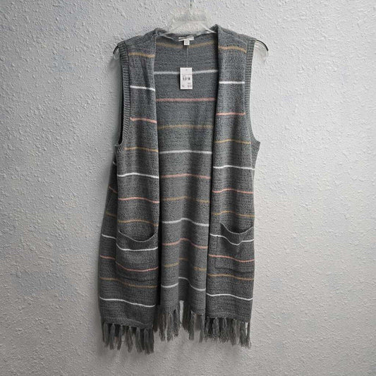 Striped Sweater Vest-New w/ Tags