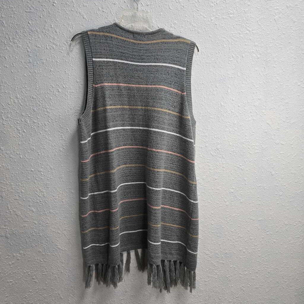 Striped Sweater Vest-New w/ Tags