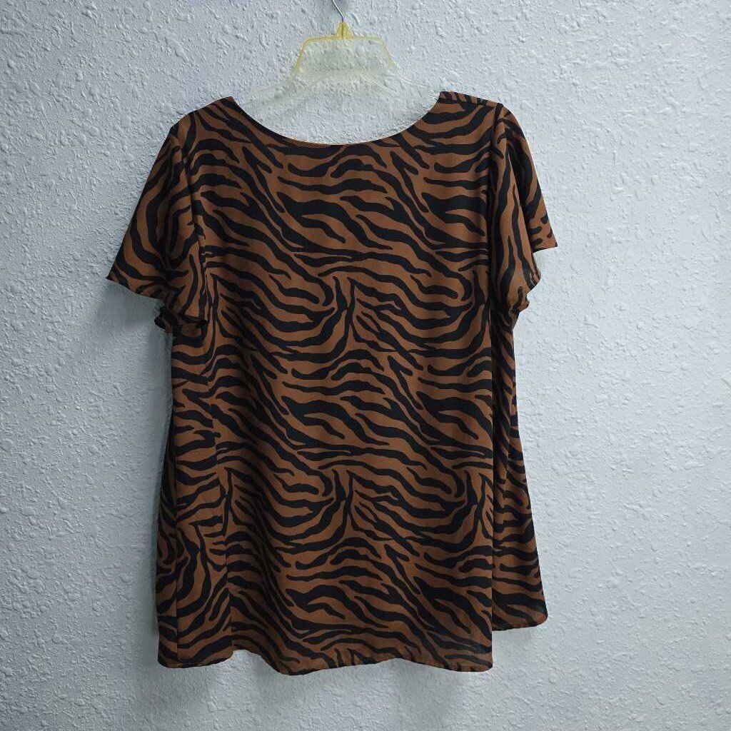 Zebra Print Top