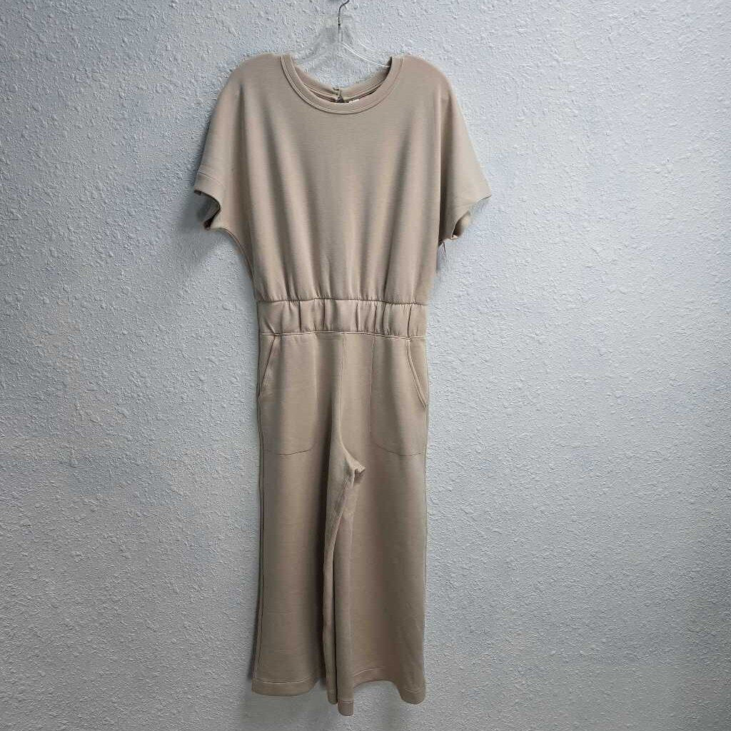 Crop Wide Leg Jumpsuit-New w/ Tags