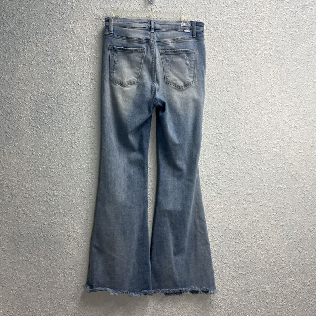 Distressed Flare Jeans