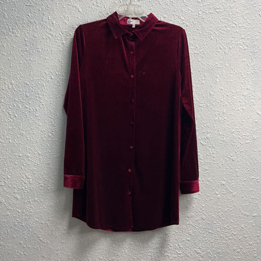 Velvet Button Down Dress