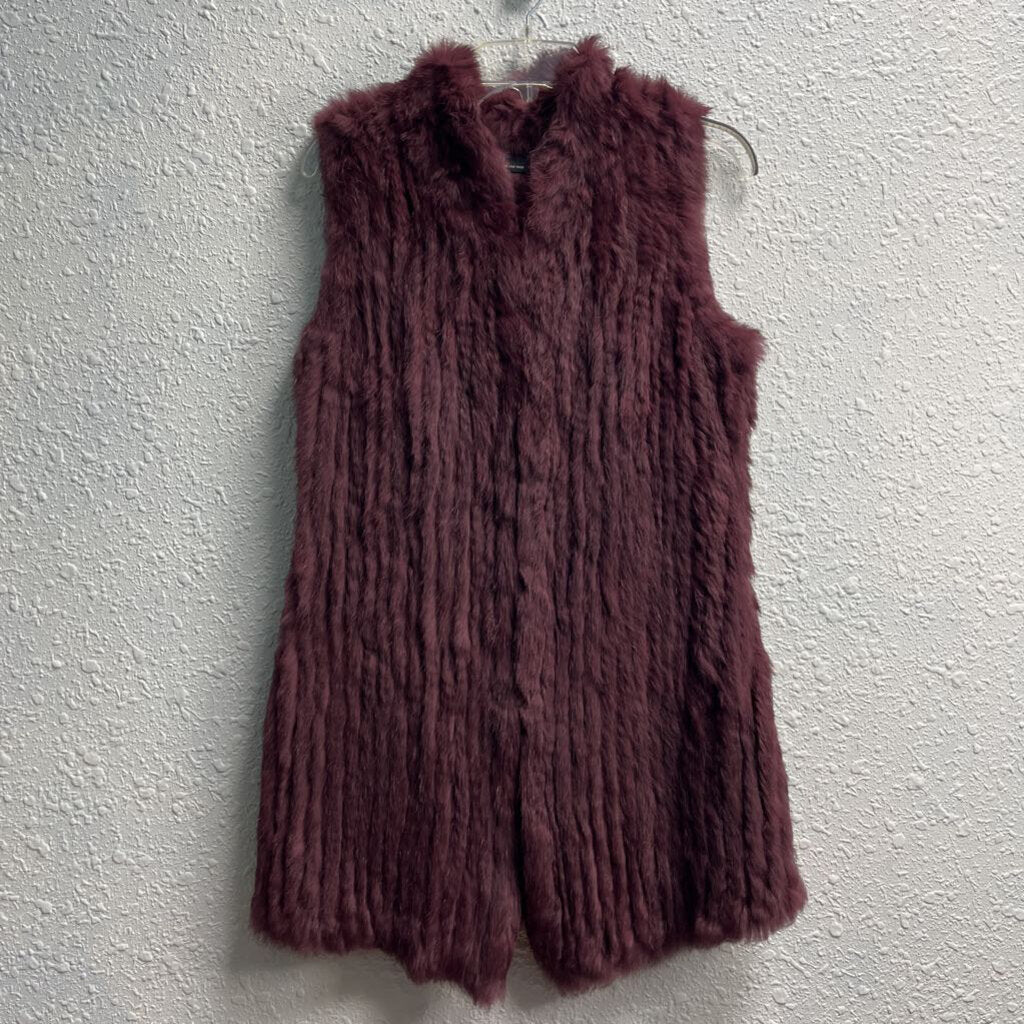100% Rabbit Fur Vest