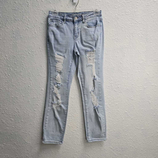 Distressed Boyfriend Fit Jeans