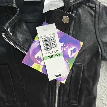 Faux Leather Jacket-New w/ Tags