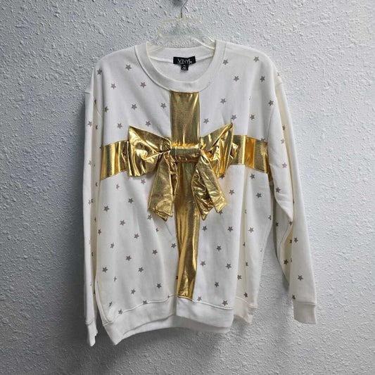 Bow & Stars Sweatshirt-New w/ Tags