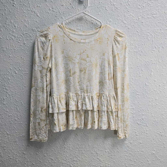 Floral Ruffle Shirt