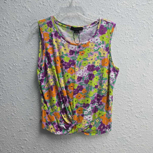 Floral Twist Top-New W/O Tags
