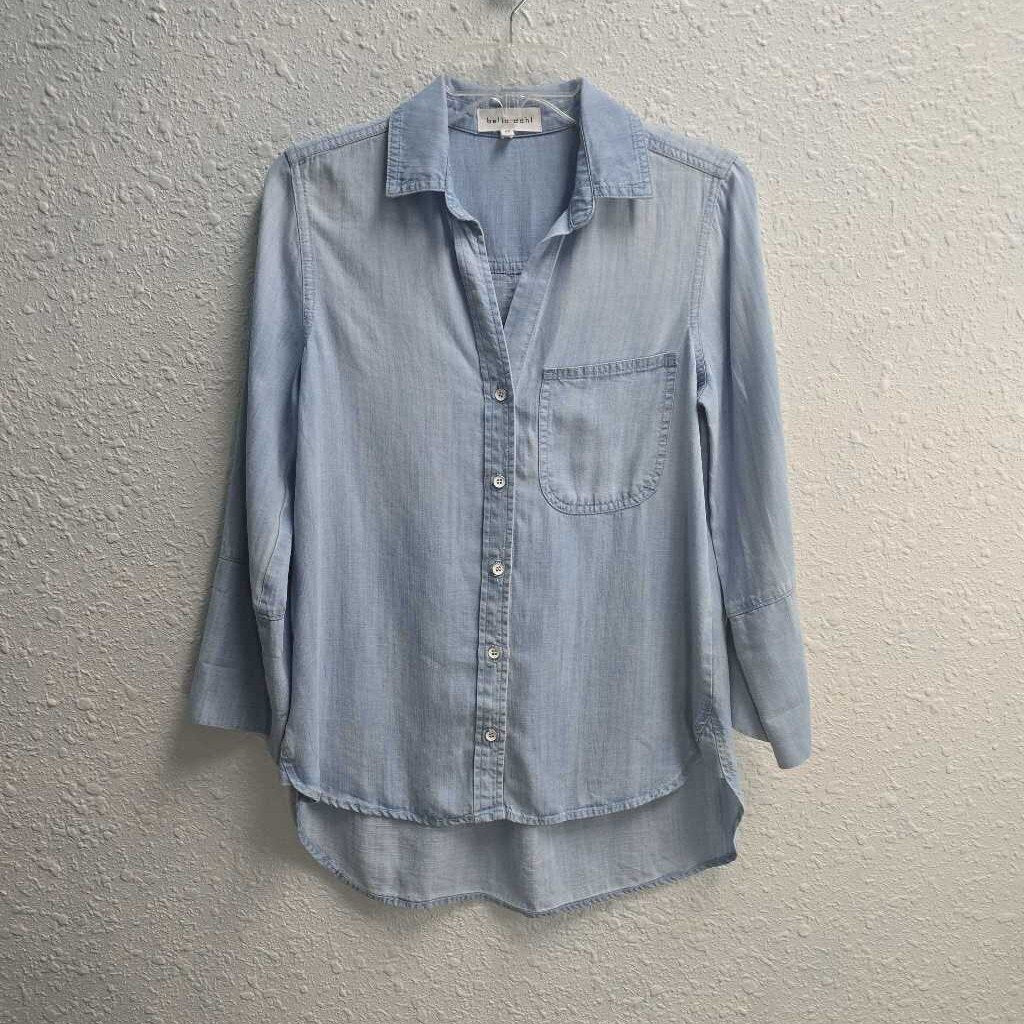 Denim 3/4 Sleeve Top