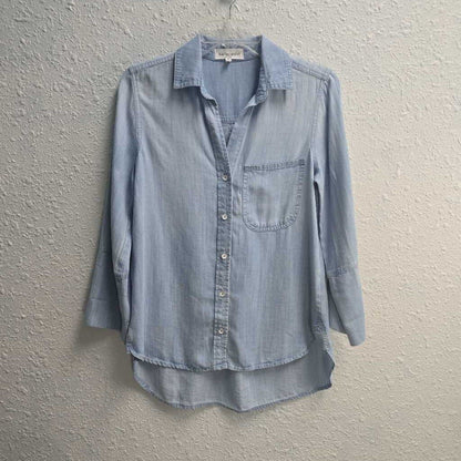 Denim 3/4 Sleeve Top