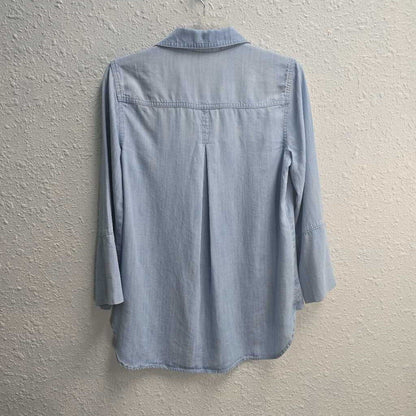Denim 3/4 Sleeve Top