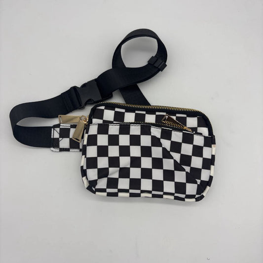 Checkered Belt Bag