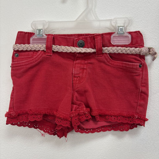 2pc Denim Shorts w/ Belt