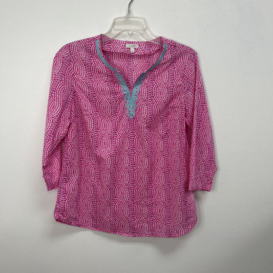 3/4 Sleeve Embroidered Top