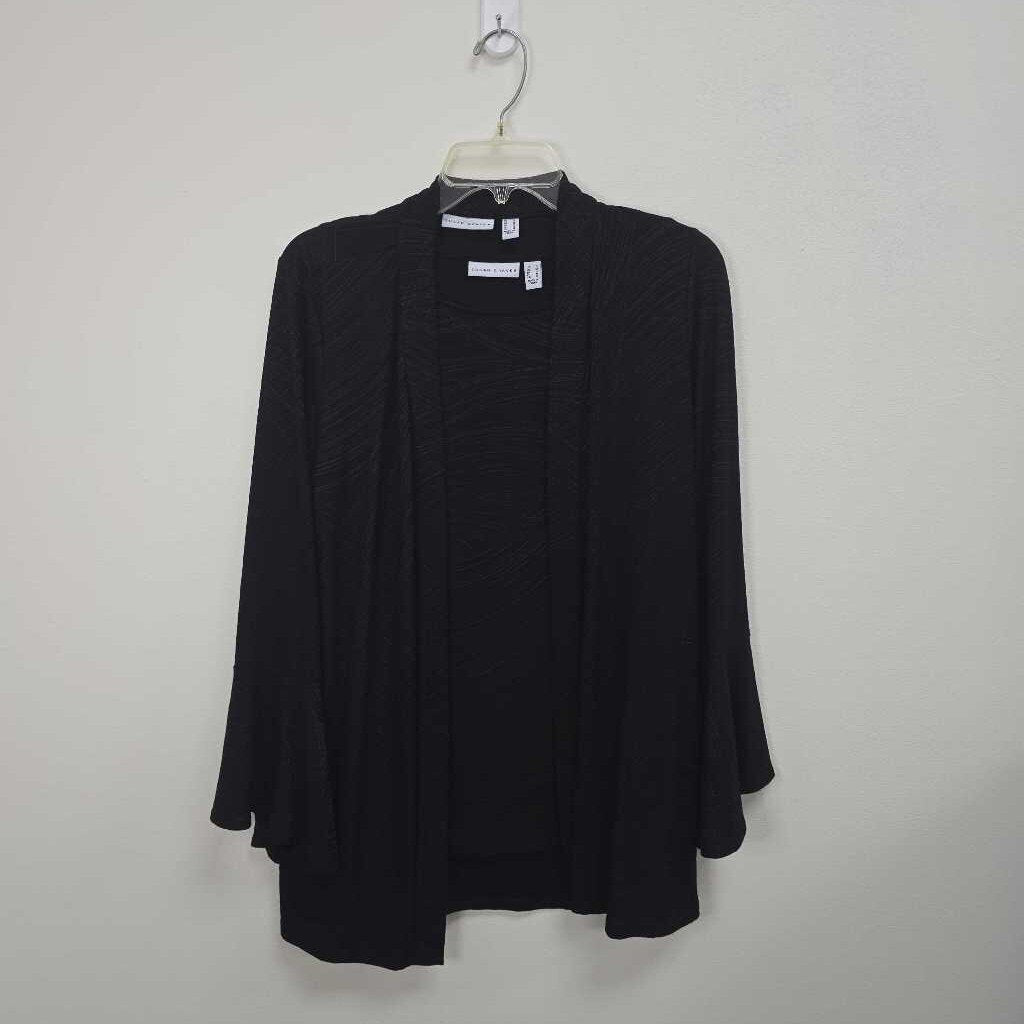 2pc Textured Tank & Cardigan