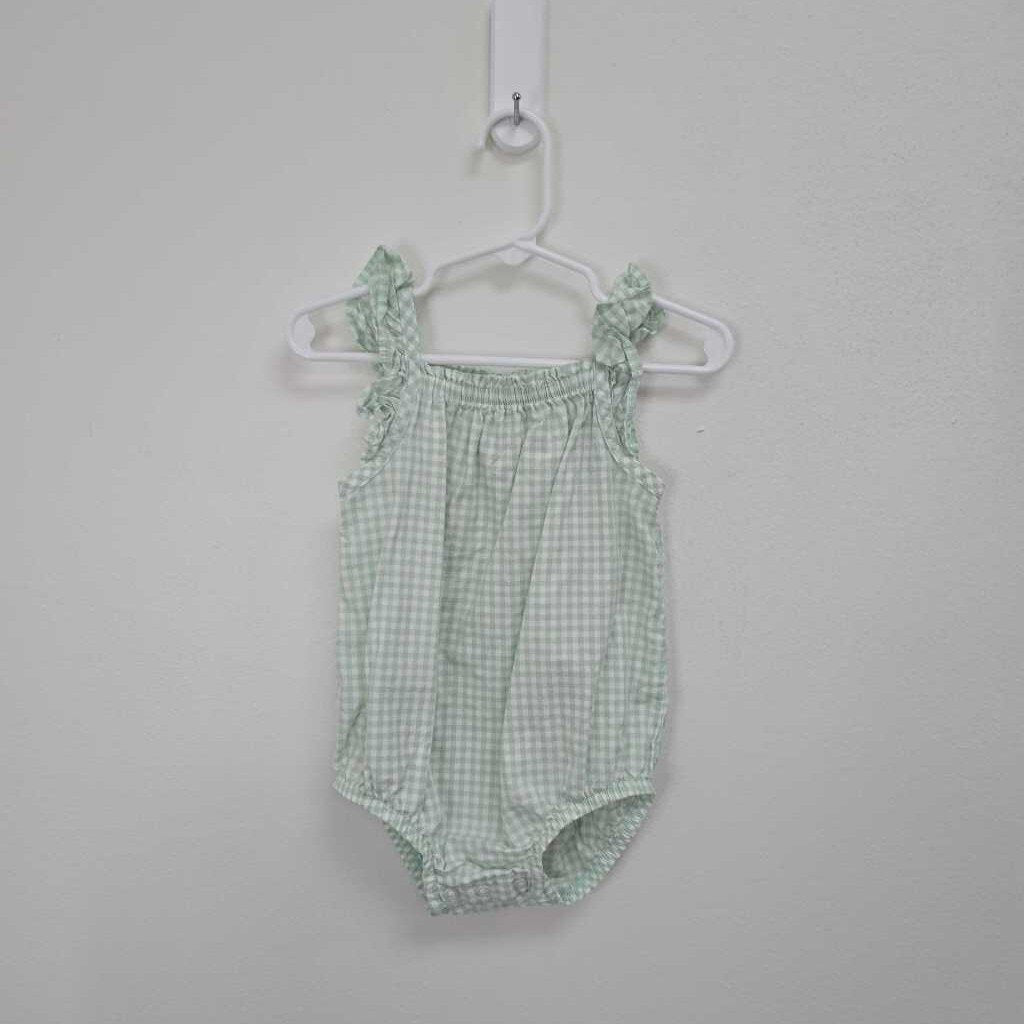 Gingham Romper